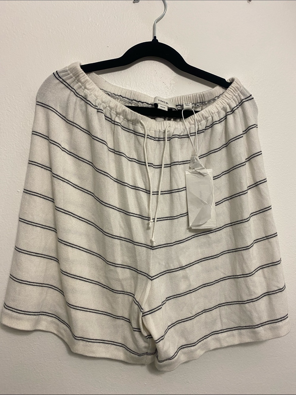 Vince Shorts with Horizontal Stripes